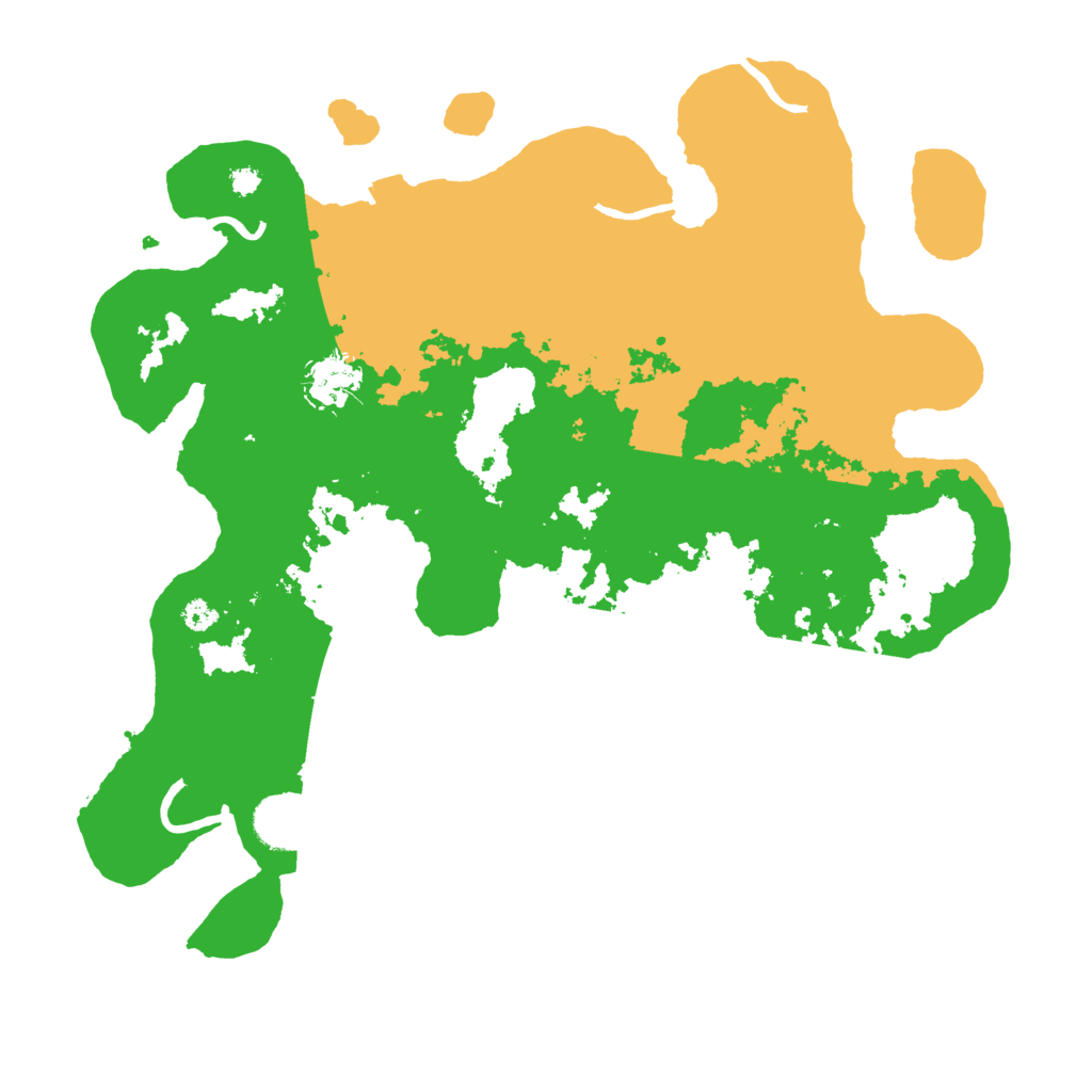 Biome Rust Map: Procedural Map, Size: 3500, Seed: 3227676