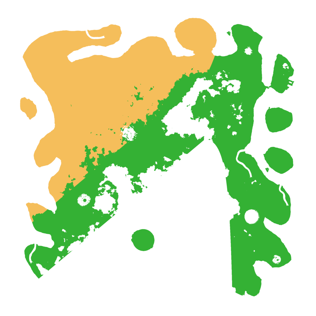Biome Rust Map: Procedural Map, Size: 3900, Seed: 12715014
