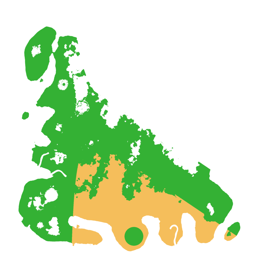 Biome Rust Map: Procedural Map, Size: 3800, Seed: 51710000