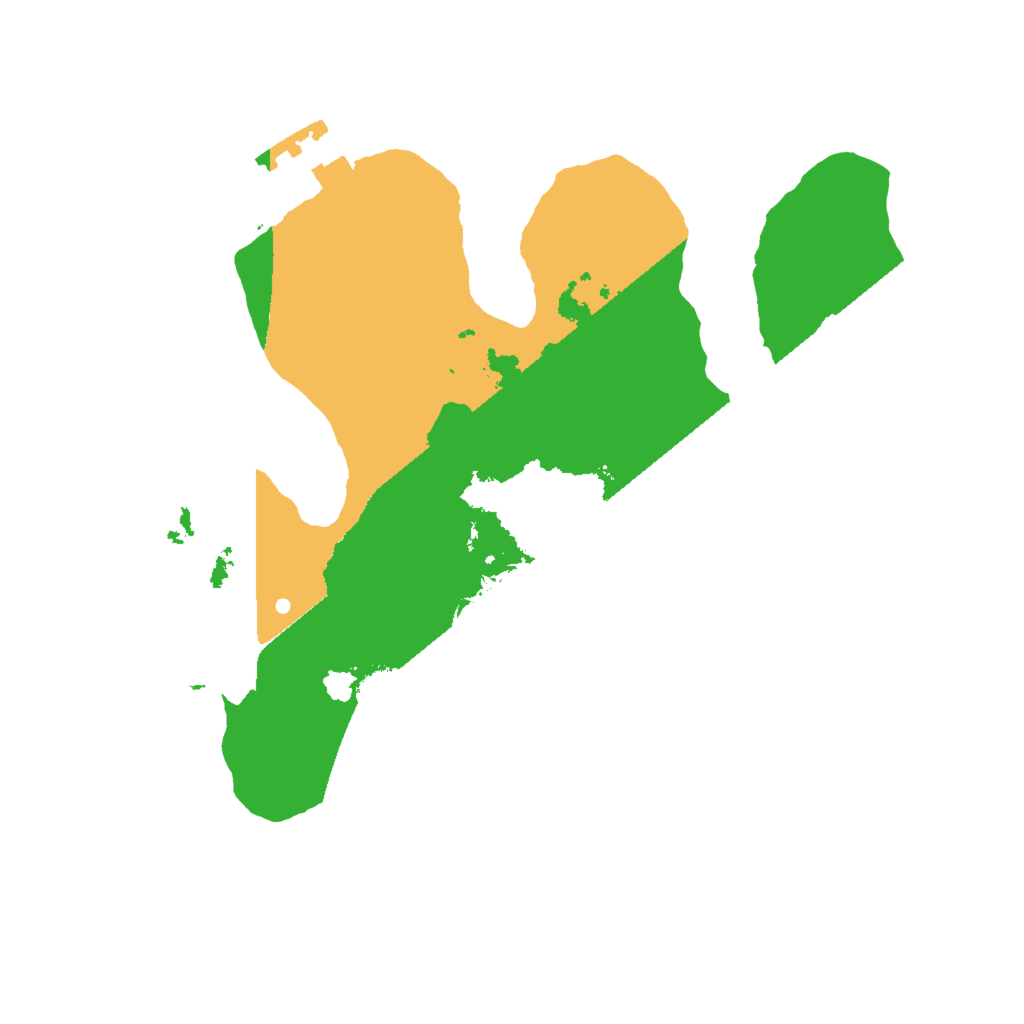 Biome Rust Map: Procedural Map, Size: 2000, Seed: 3258