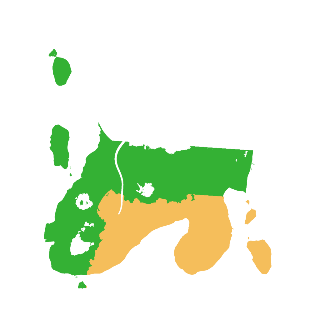 Biome Rust Map: Procedural Map, Size: 2000, Seed: 646334