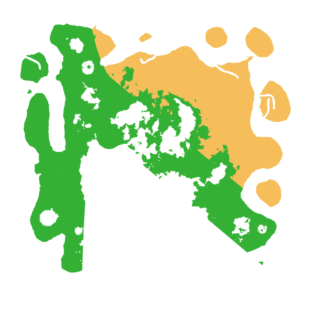 Biome Rust Map: Procedural Map, Size: 3500, Seed: 1729830741