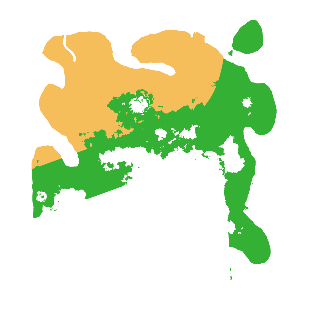 Biome Rust Map: Procedural Map, Size: 3000, Seed: 16327