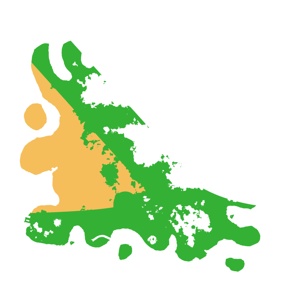 Biome Rust Map: Procedural Map, Size: 3500, Seed: 742016107