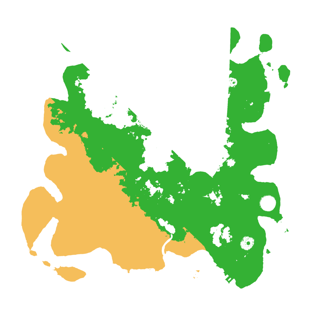 Biome Rust Map: Procedural Map, Size: 3500, Seed: 83521111