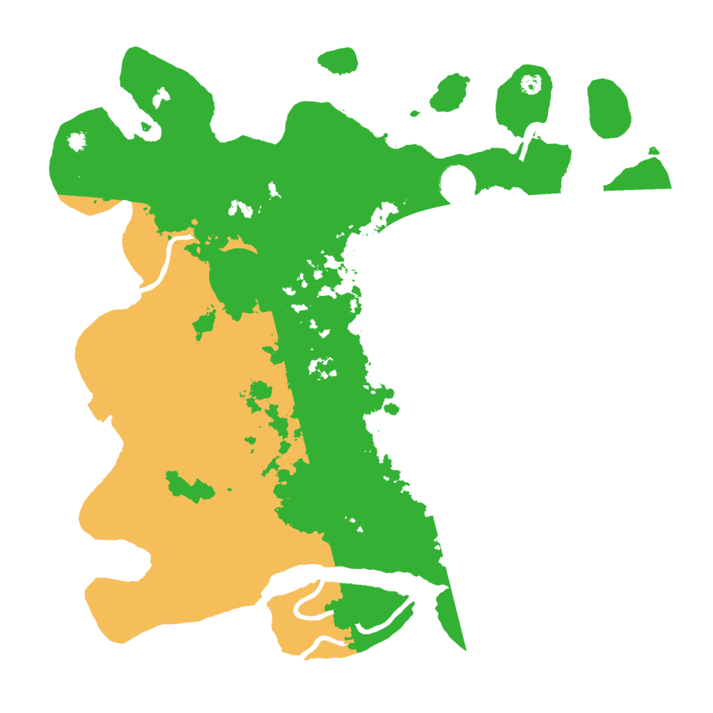 Biome Rust Map: Procedural Map, Size: 3500, Seed: 1245451238