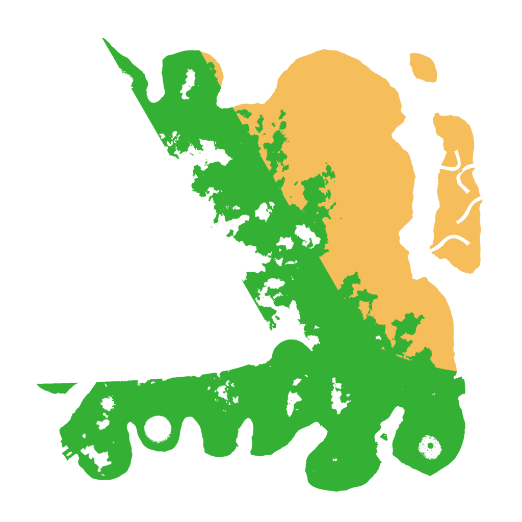 Biome Rust Map: Procedural Map, Size: 3500, Seed: 606877497