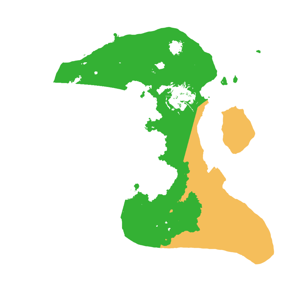 Biome Rust Map: Procedural Map, Size: 2000, Seed: 8758758