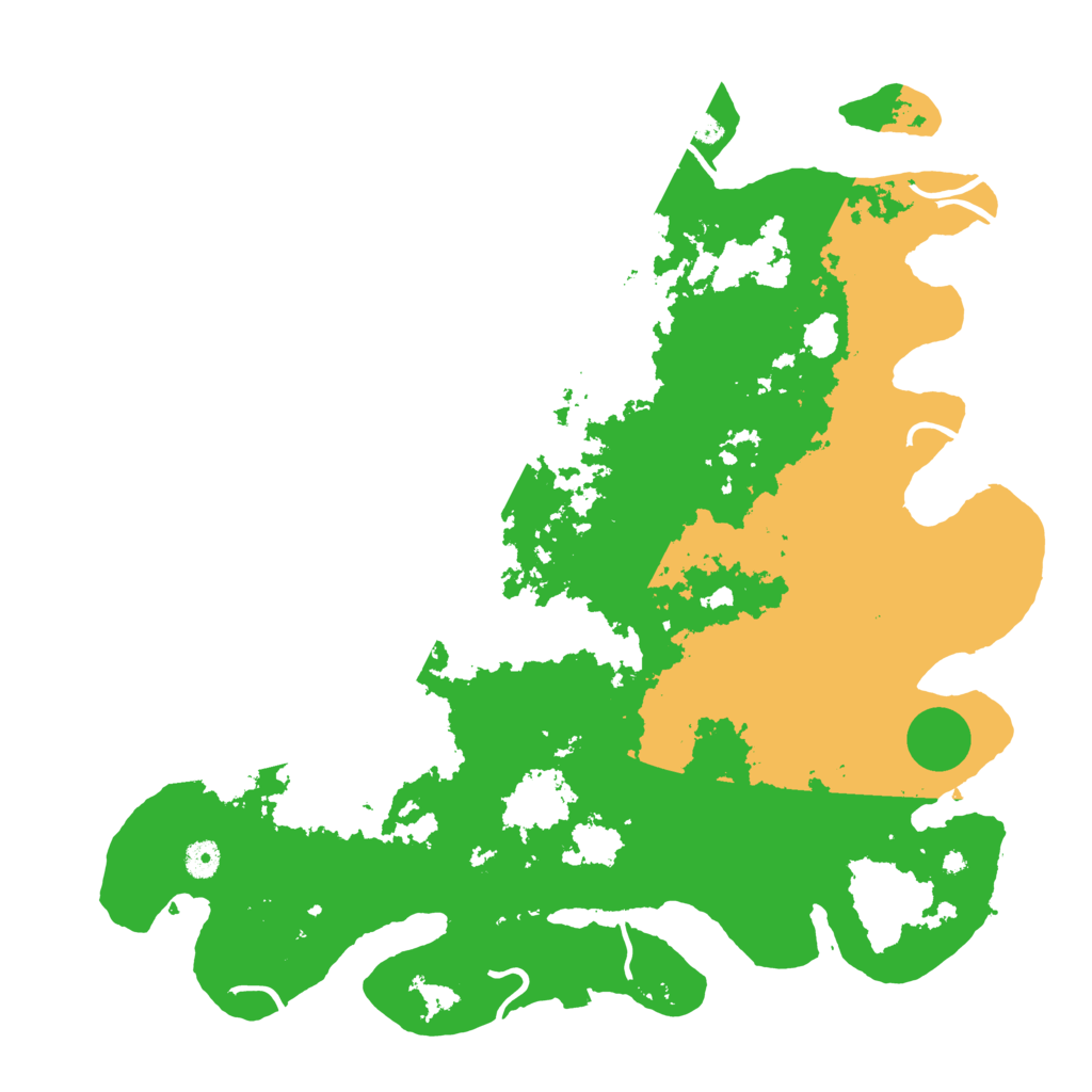 Biome Rust Map: Procedural Map, Size: 4500, Seed: 1023281490