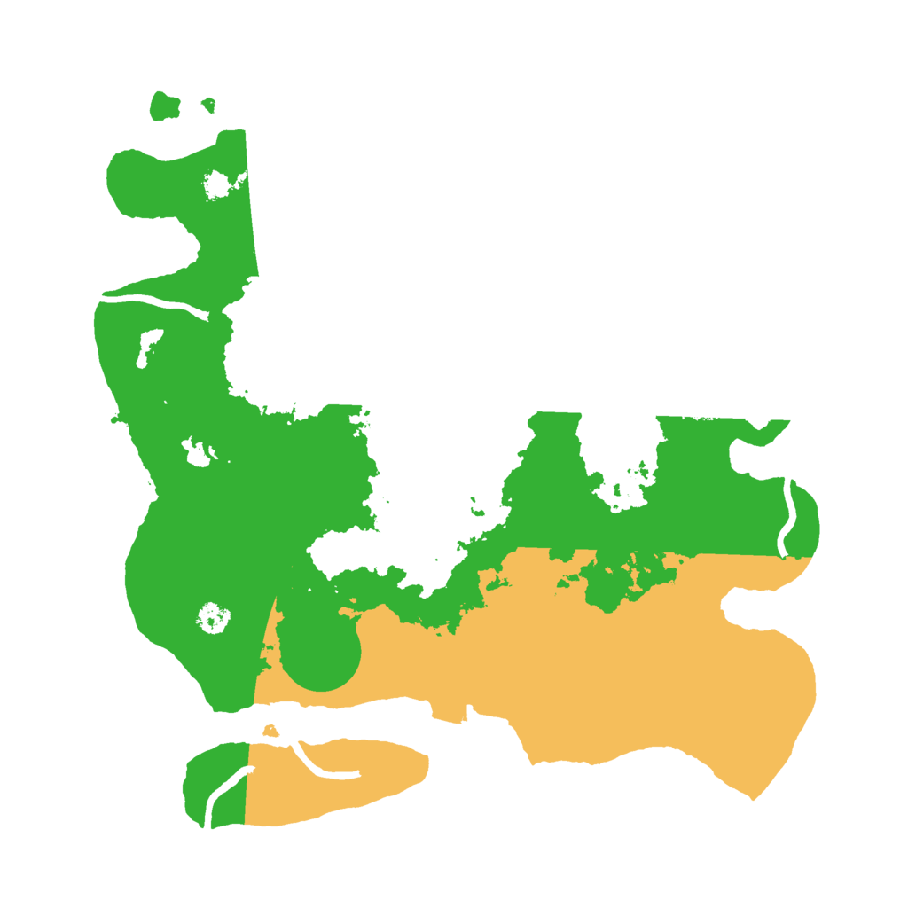 Biome Rust Map: Procedural Map, Size: 3000, Seed: 45814