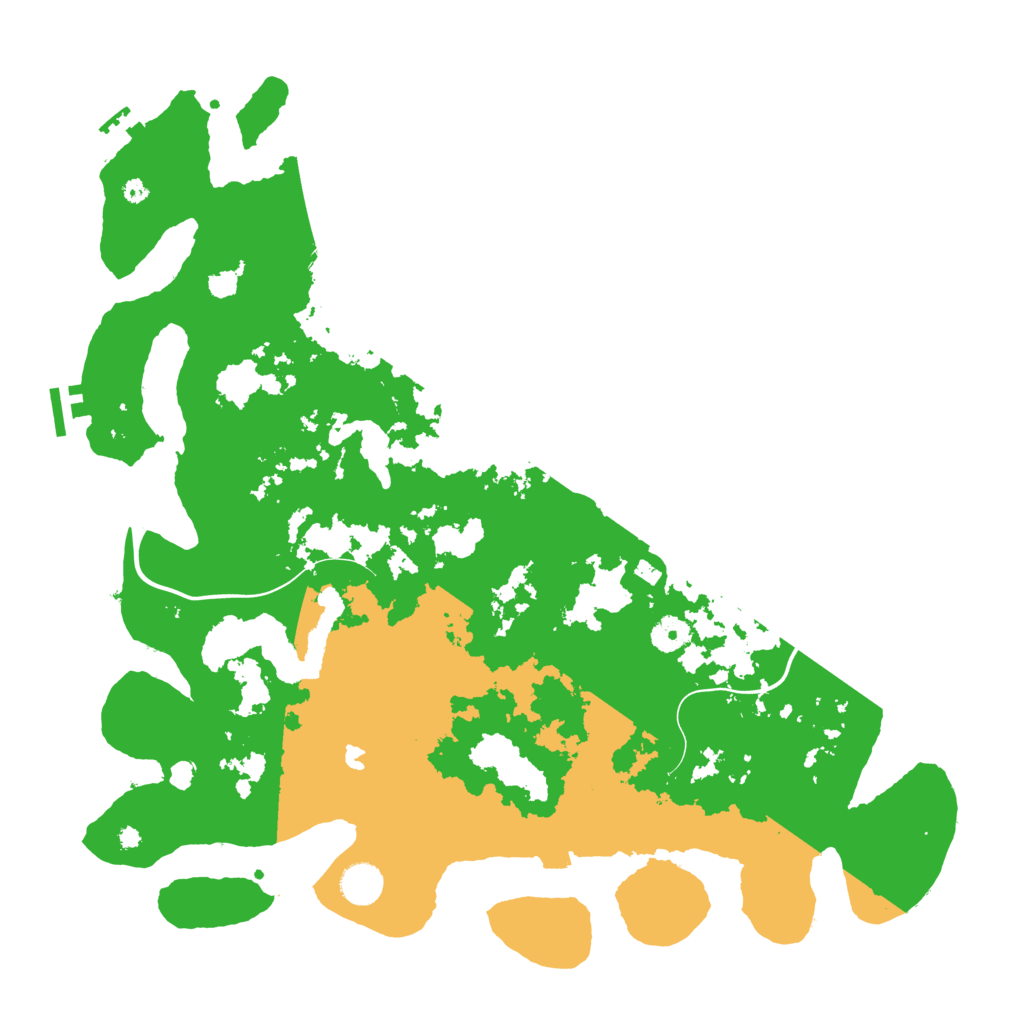 Biome Rust Map: Procedural Map, Size: 4250, Seed: 45486542