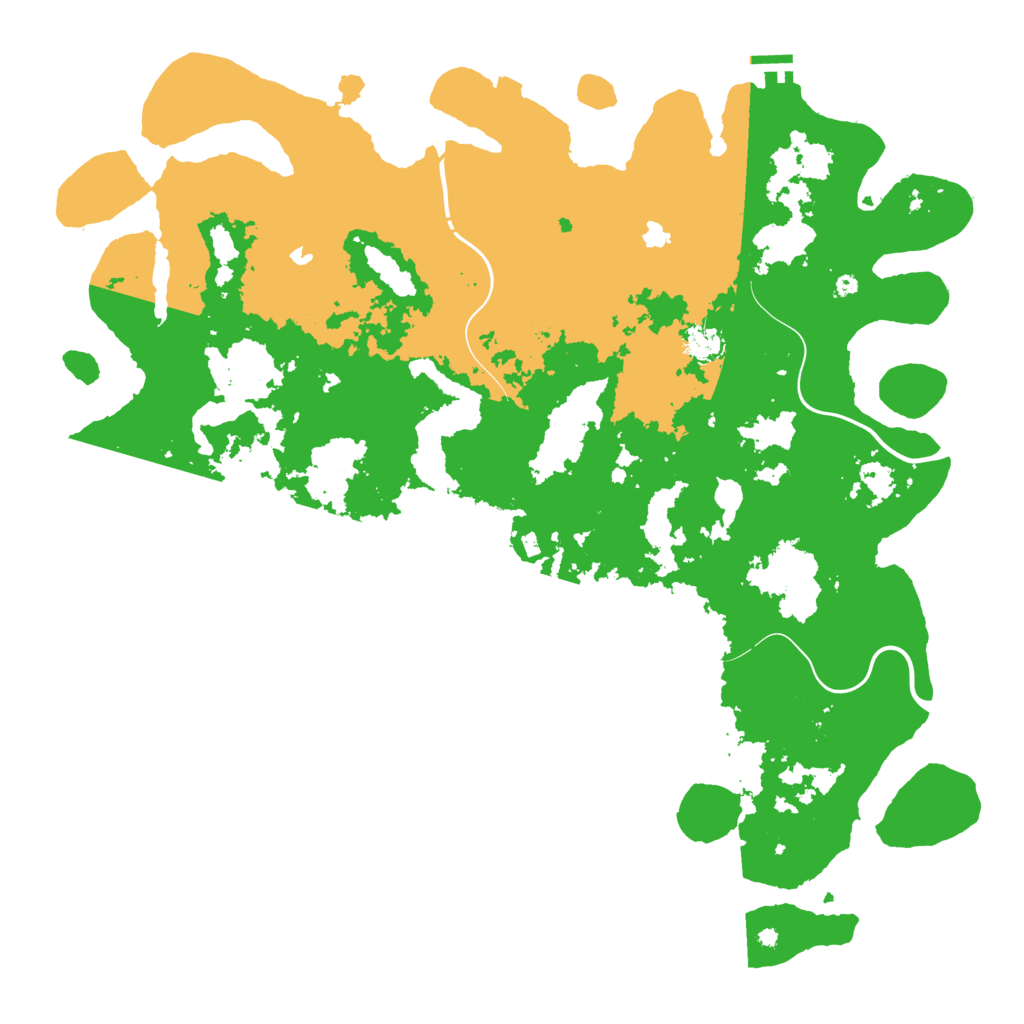 Biome Rust Map: Procedural Map, Size: 4800, Seed: 1638990960