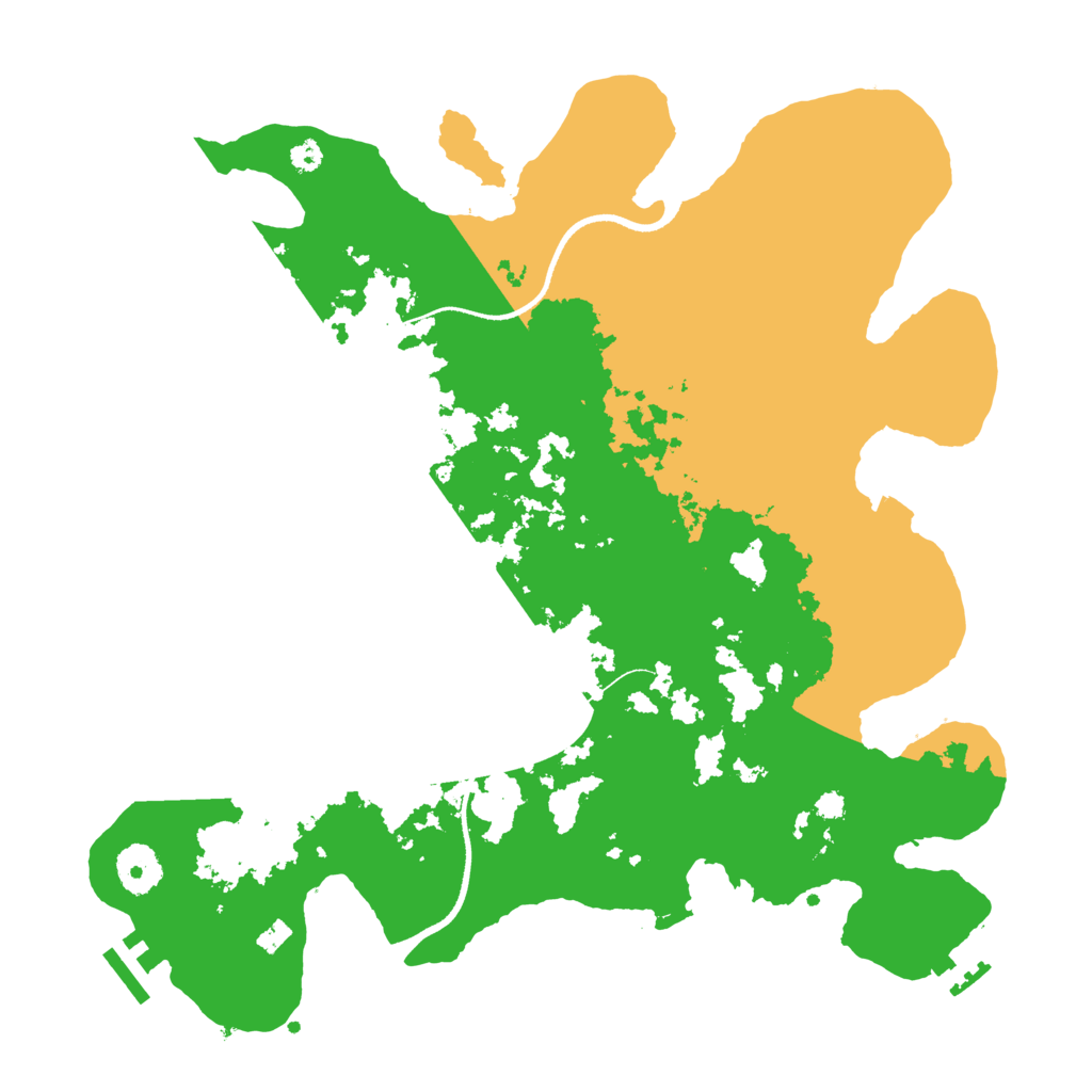 Biome Rust Map: Procedural Map, Size: 3500, Seed: 1358465792