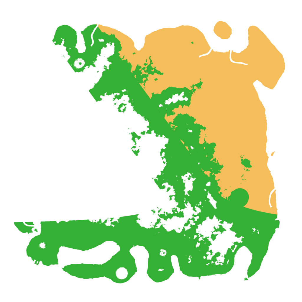 Biome Rust Map: Procedural Map, Size: 4500, Seed: 1353273181