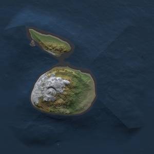 Thumbnail Rust Map: Procedural Map, Size: 1300, Seed: 12345, 3 Monuments