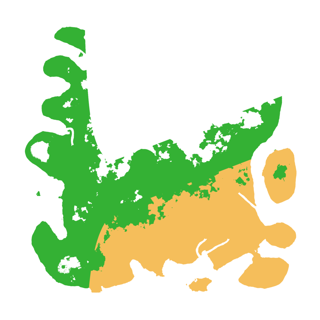 Biome Rust Map: Procedural Map, Size: 3500, Seed: 2073100308