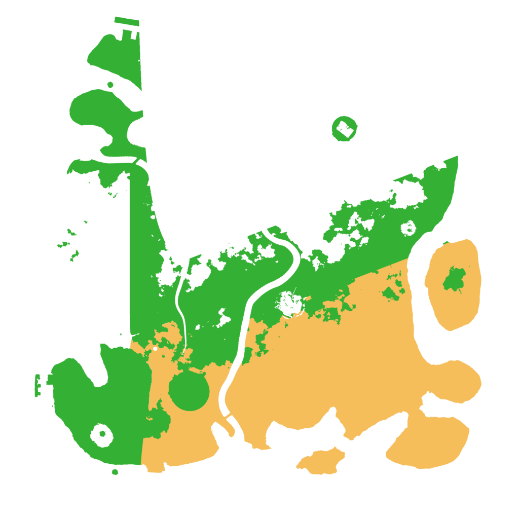 Biome Rust Map: Procedural Map, Size: 3500, Seed: 2073100308