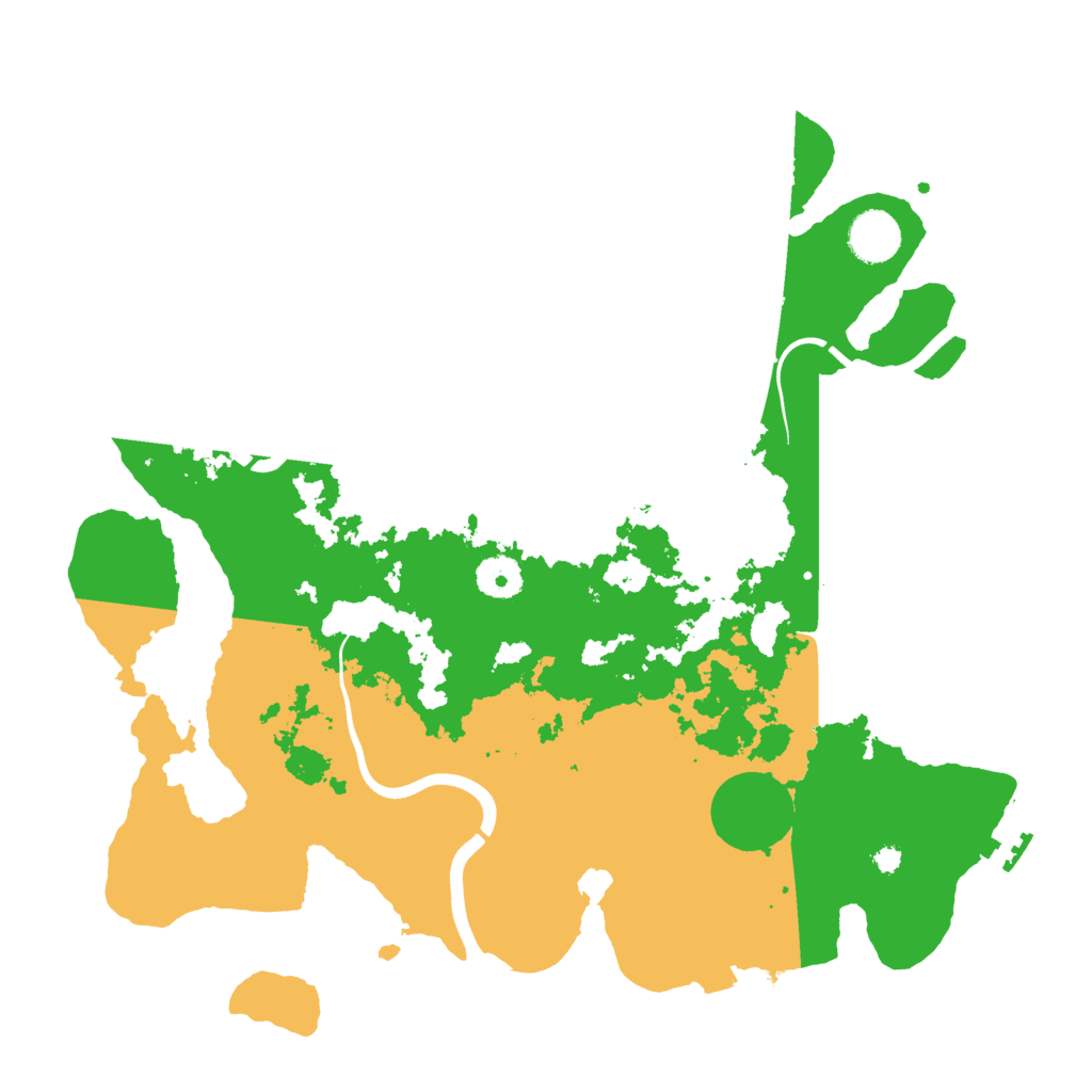 Biome Rust Map: Procedural Map, Size: 3700, Seed: 271846563