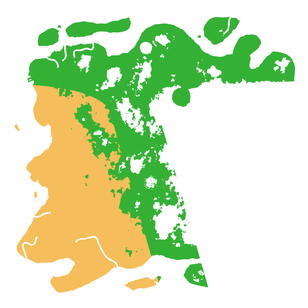 Biome Rust Map: Procedural Map, Size: 4500, Seed: 1124470243