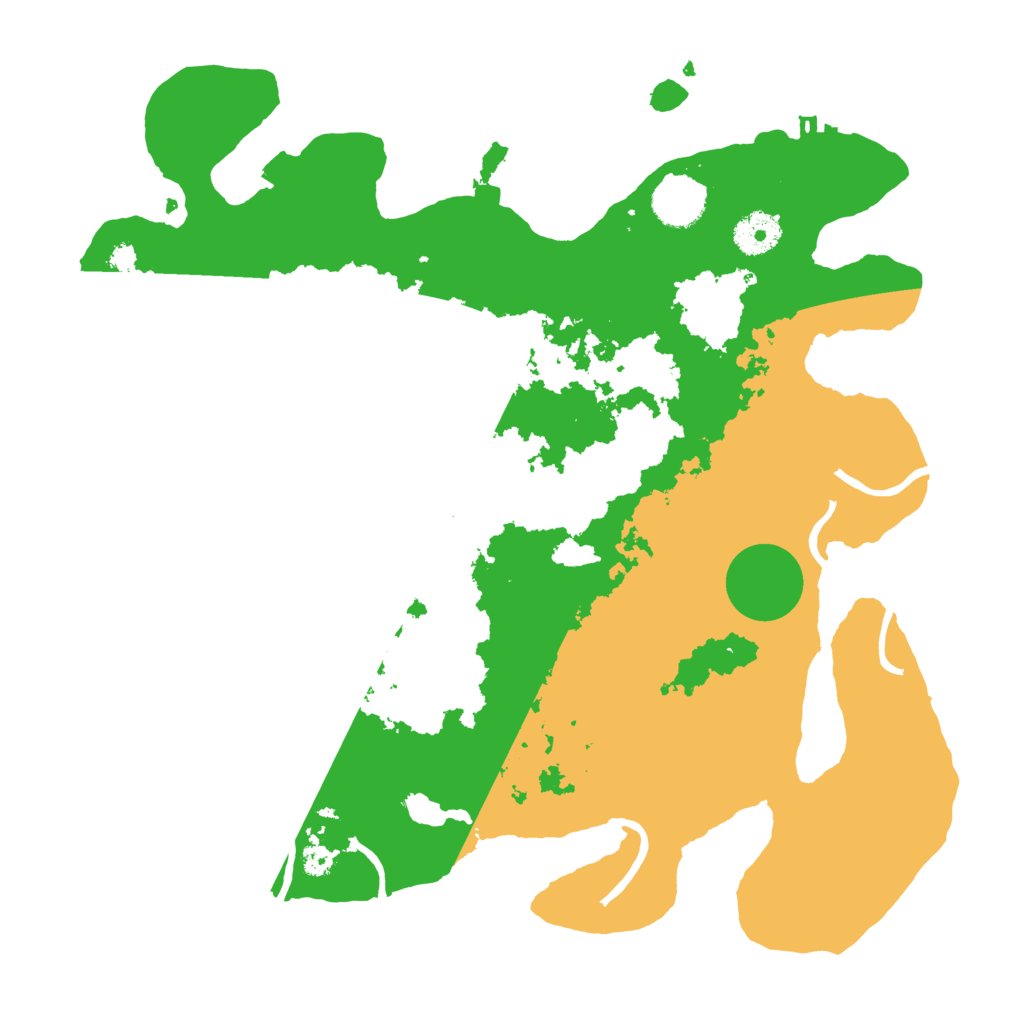 Biome Rust Map: Procedural Map, Size: 3500, Seed: 753801564