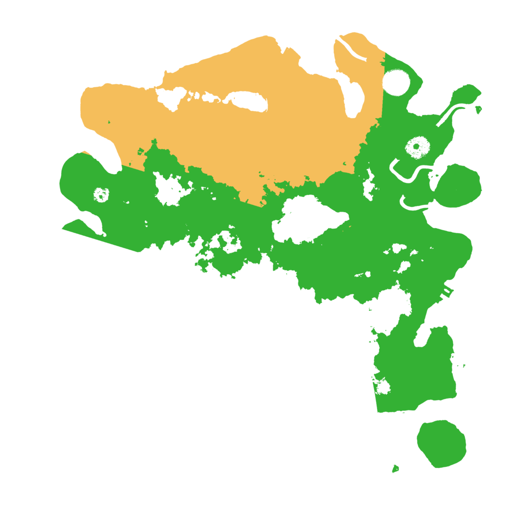 Biome Rust Map: Procedural Map, Size: 3500, Seed: 1340832416