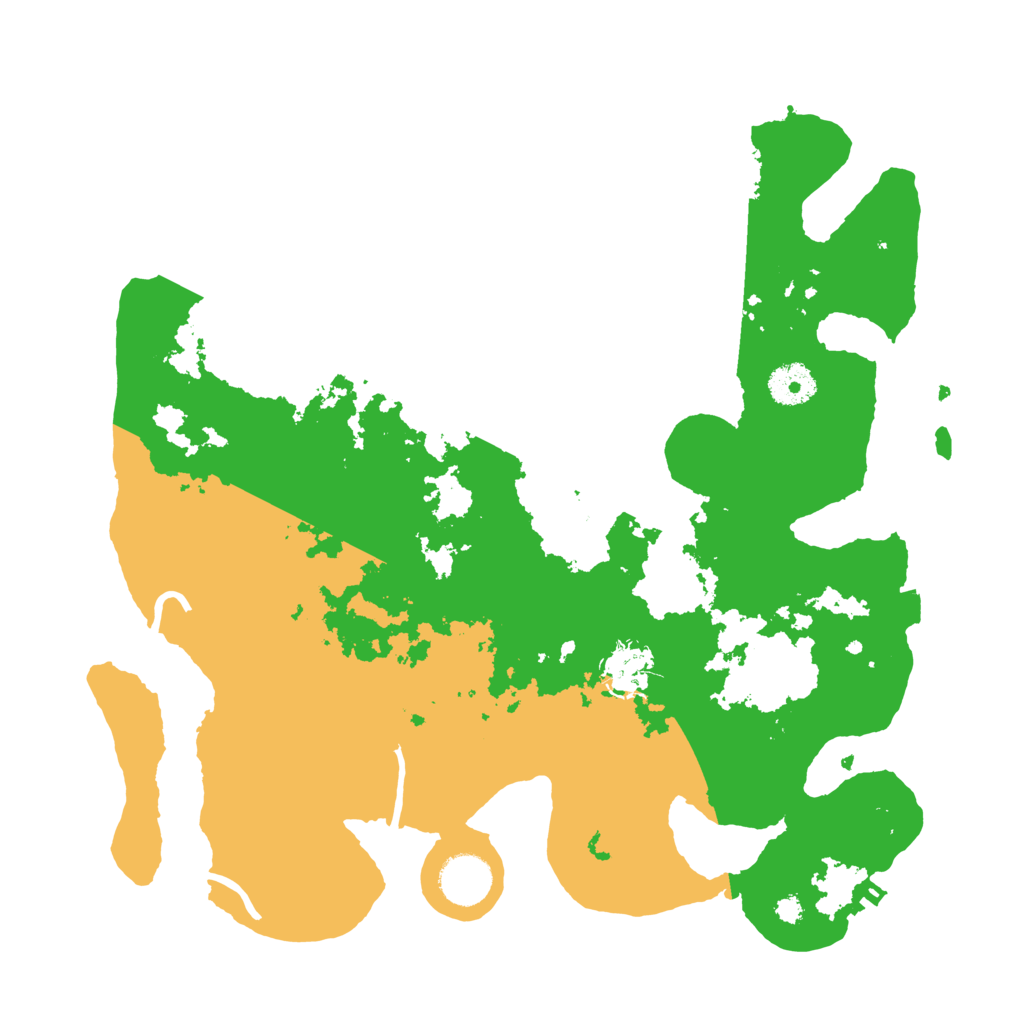 Biome Rust Map: Procedural Map, Size: 3500, Seed: 154082641