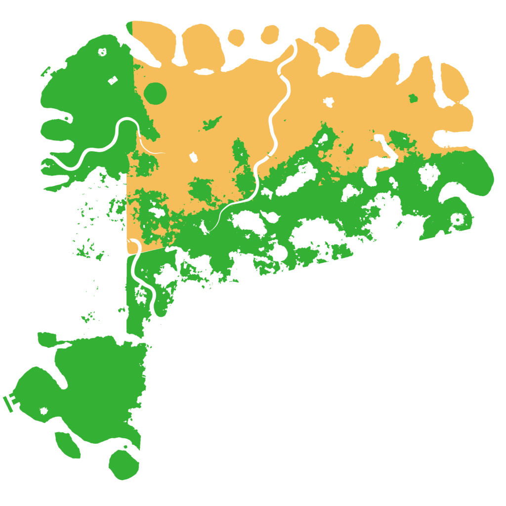 Biome Rust Map: Procedural Map, Size: 6000, Seed: 432067126