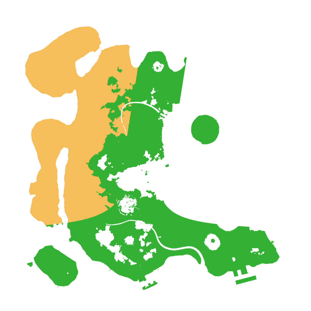 Biome Rust Map: Procedural Map, Size: 3000, Seed: 115299625