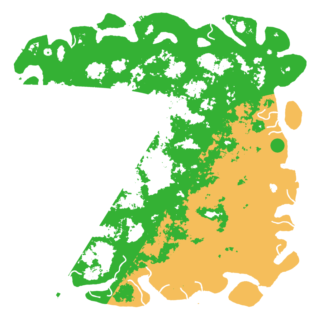 Biome Rust Map: Procedural Map, Size: 6000, Seed: 1587952683