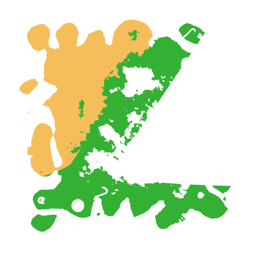 Biome Rust Map: Procedural Map, Size: 3500, Seed: 60723