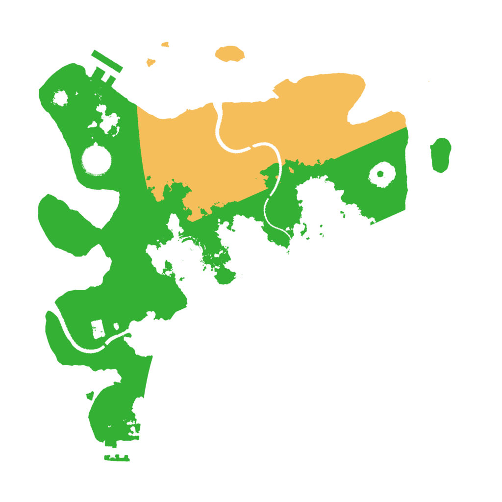 Biome Rust Map: Procedural Map, Size: 3000, Seed: 291