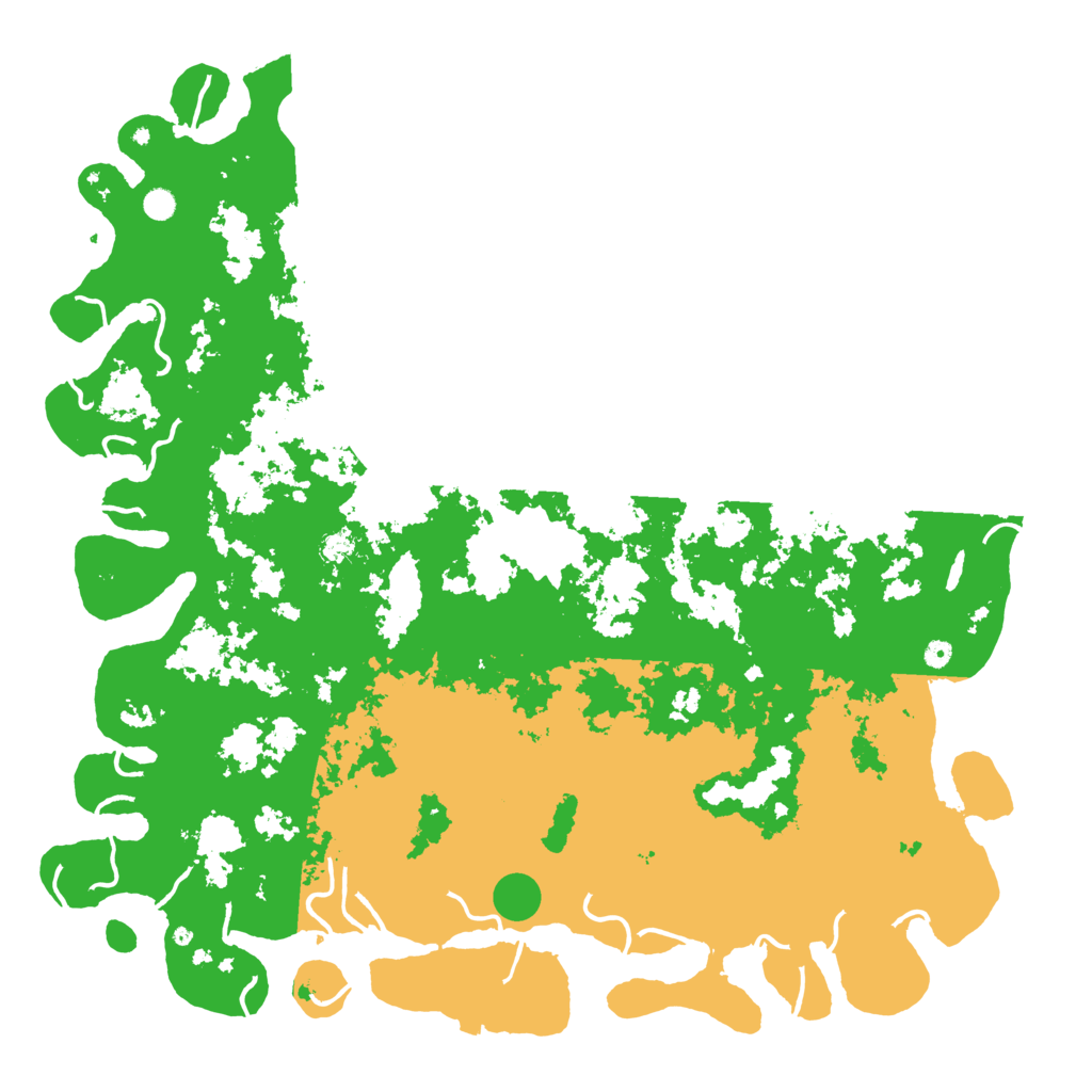 Biome Rust Map: Procedural Map, Size: 6000, Seed: 19961993