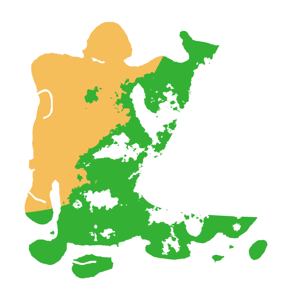 Biome Rust Map: Procedural Map, Size: 3500, Seed: 466847666