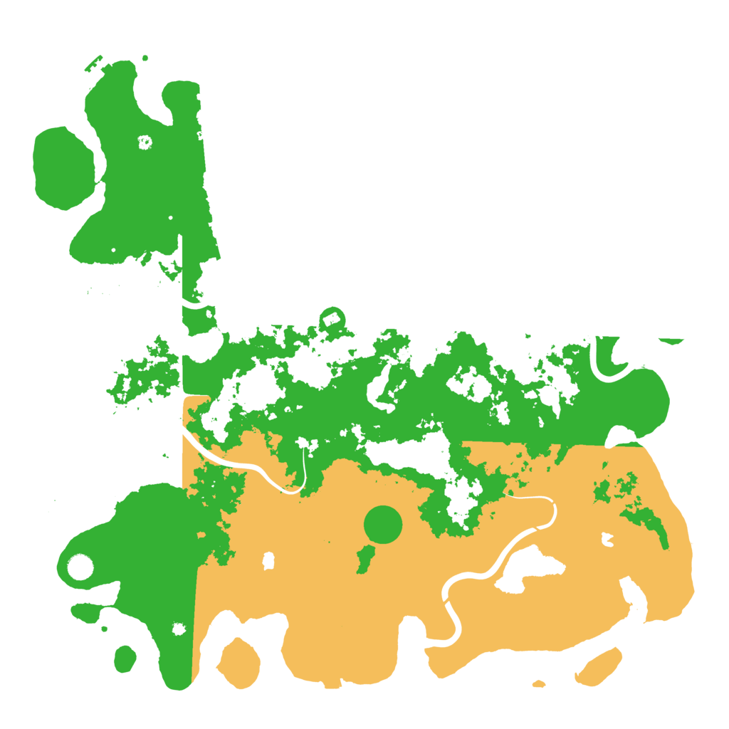 Biome Rust Map: Procedural Map, Size: 5000, Seed: 1258697691