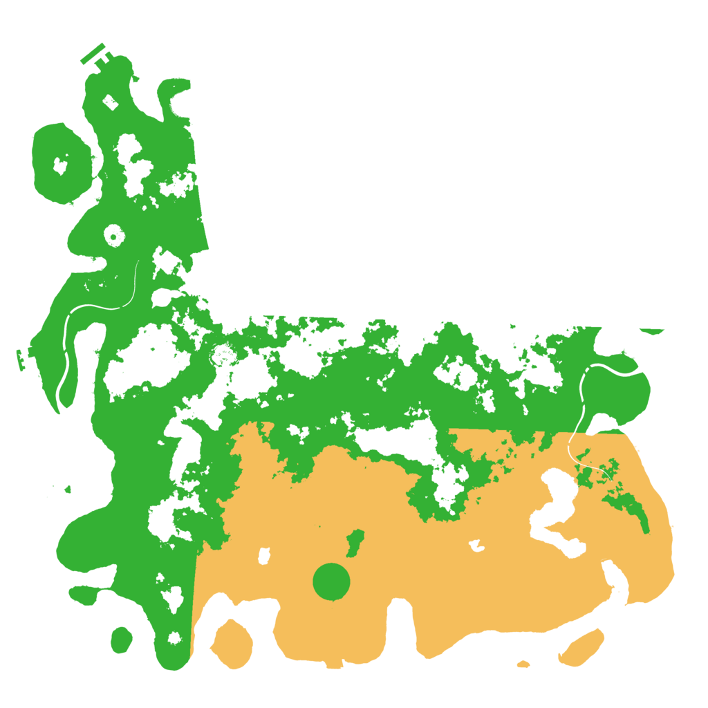 Biome Rust Map: Procedural Map, Size: 5000, Seed: 1258697691