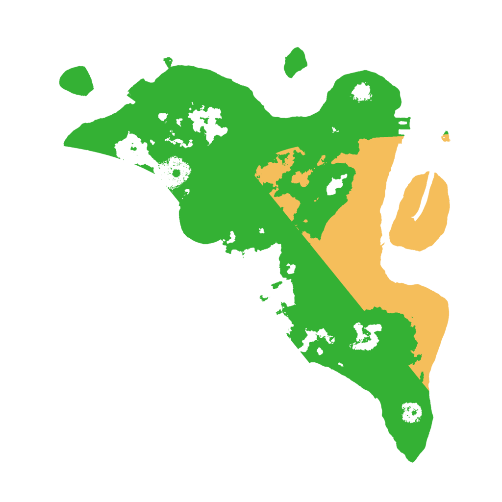 Biome Rust Map: Procedural Map, Size: 2500, Seed: 1790754922