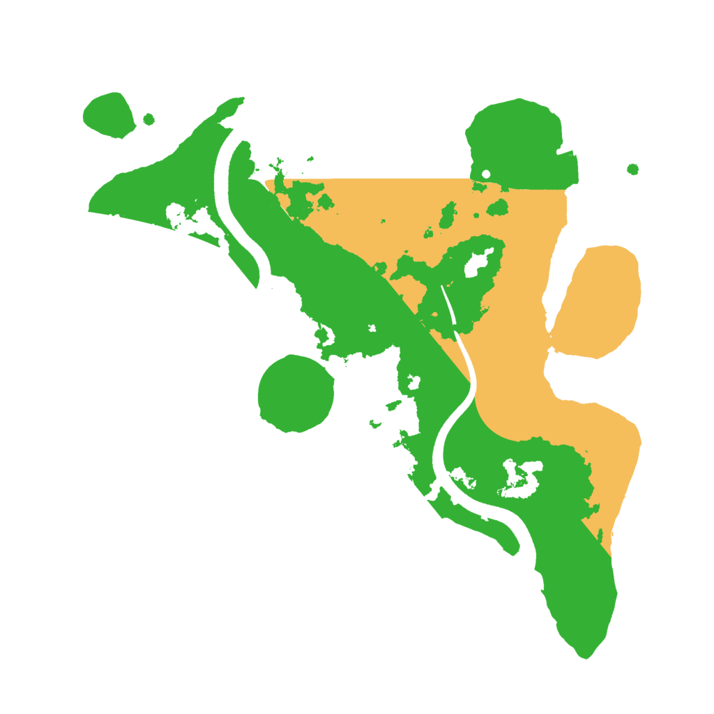 Biome Rust Map: Procedural Map, Size: 2500, Seed: 1790754922