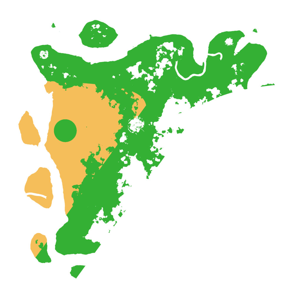 Biome Rust Map: Procedural Map, Size: 3500, Seed: 620274391