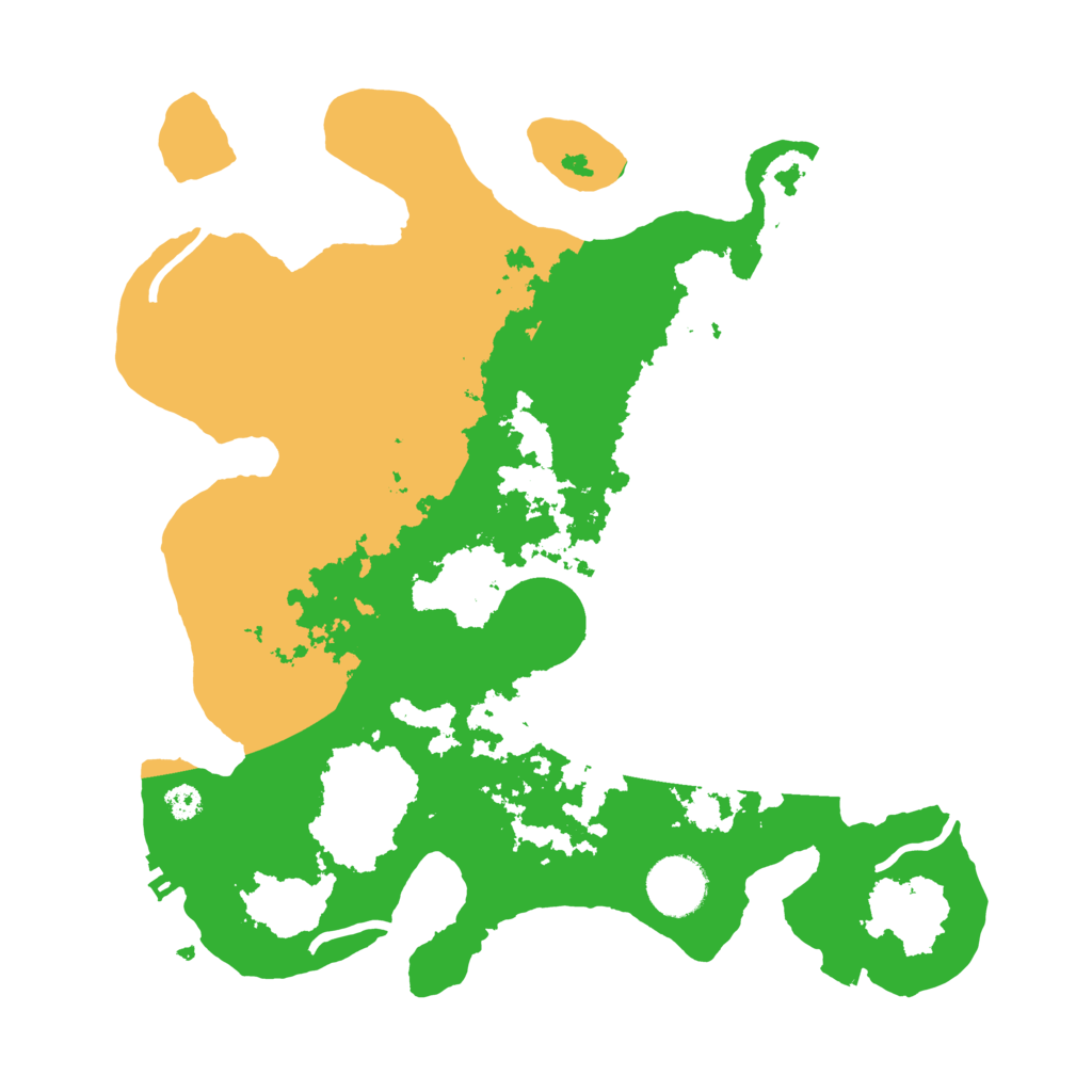 Biome Rust Map: Procedural Map, Size: 3200, Seed: 357555376