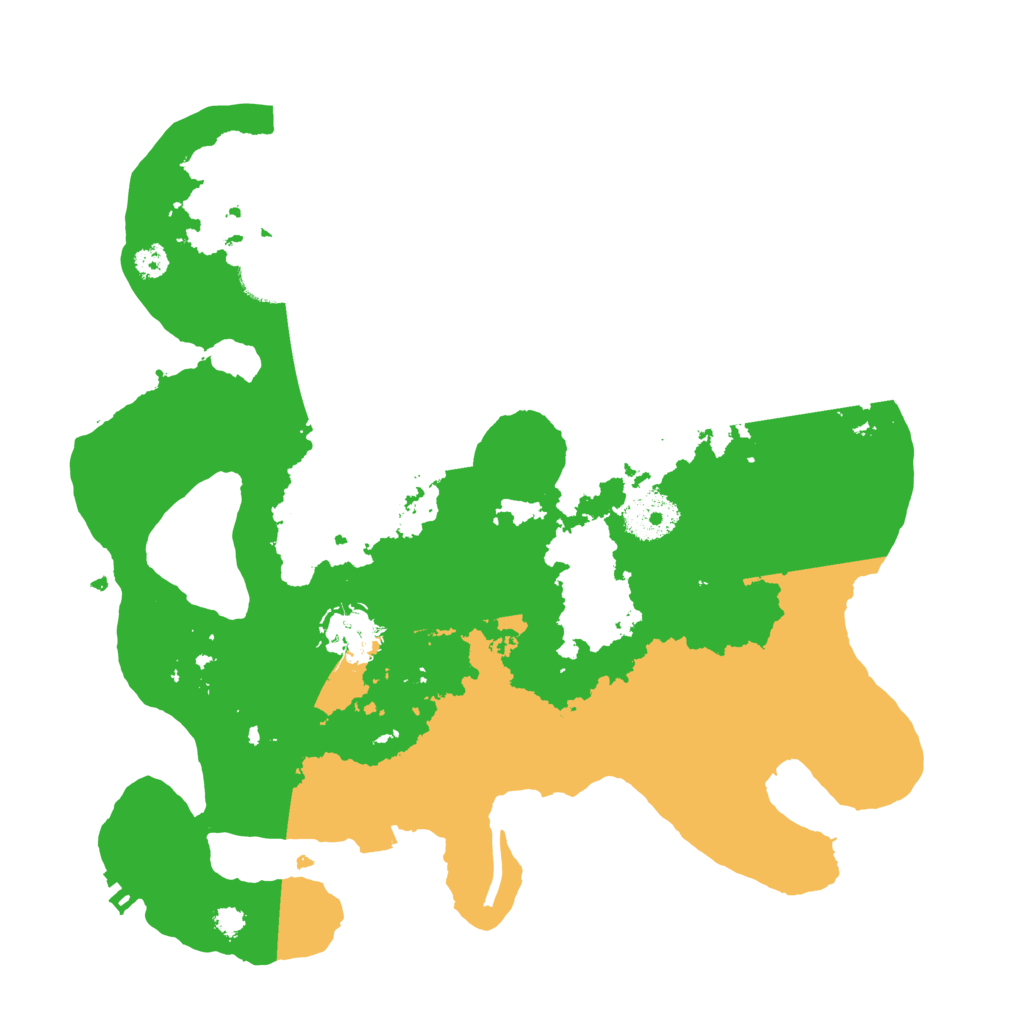 Biome Rust Map: Procedural Map, Size: 3150, Seed: 10000