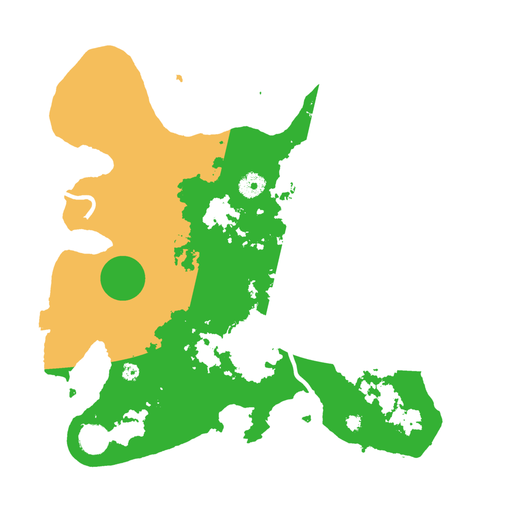 Biome Rust Map: Procedural Map, Size: 3000, Seed: 22246