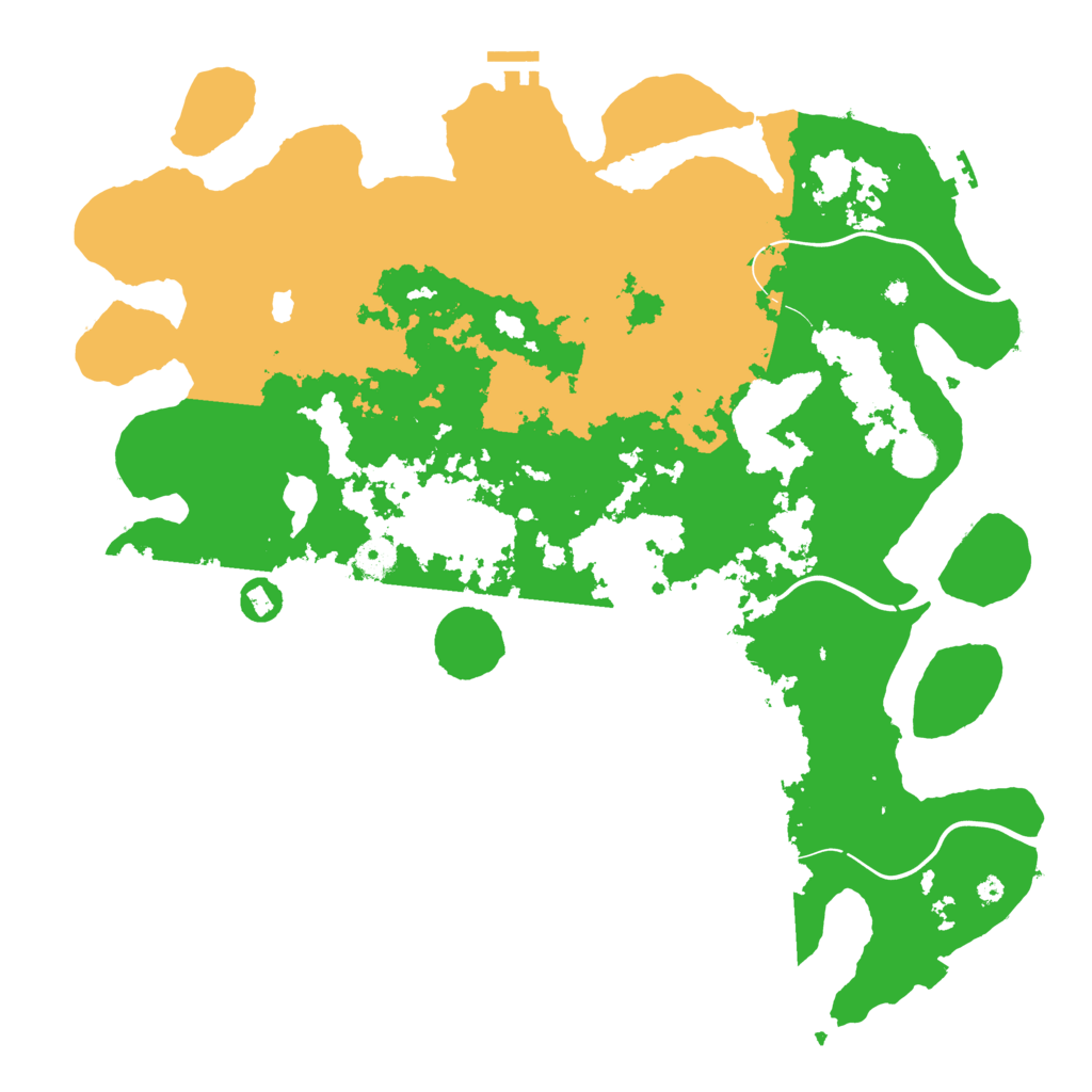 Biome Rust Map: Procedural Map, Size: 4250, Seed: 19256