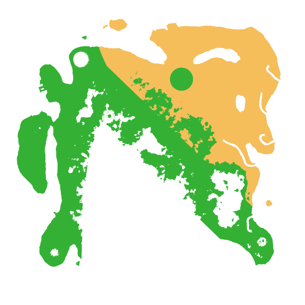 Biome Rust Map: Procedural Map, Size: 3500, Seed: 451022