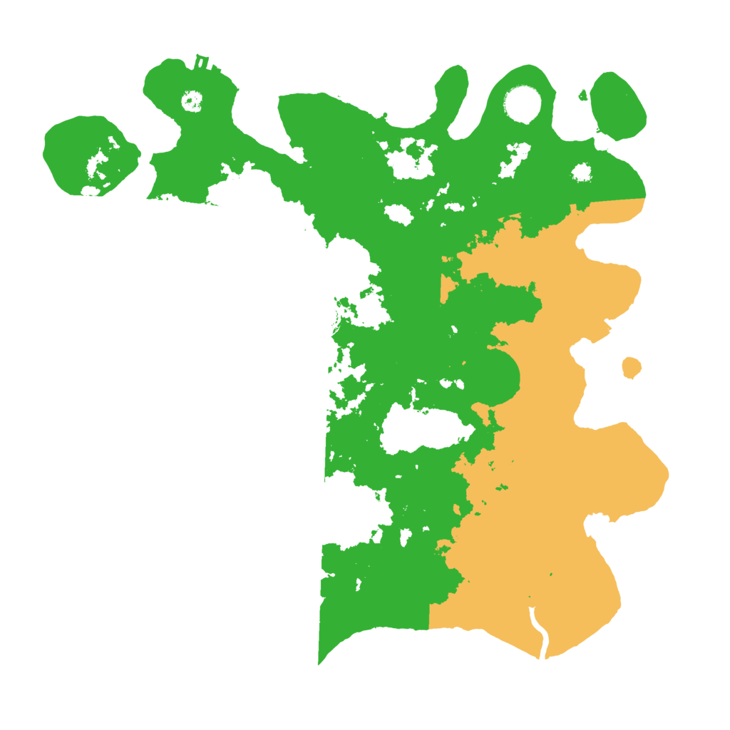 Biome Rust Map: Procedural Map, Size: 3500, Seed: 95824306