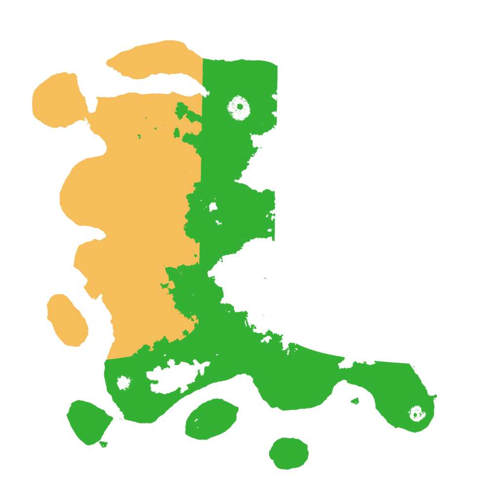 Biome Rust Map: Procedural Map, Size: 3300, Seed: 114650016