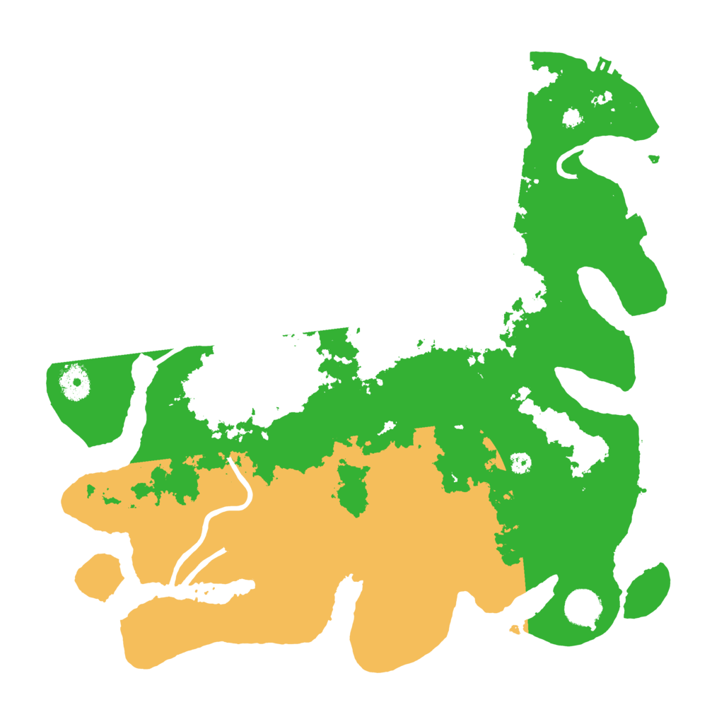 Biome Rust Map: Procedural Map, Size: 3500, Seed: 1569280783