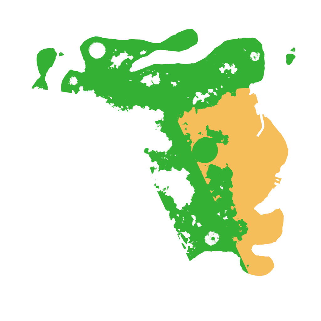 Biome Rust Map: Procedural Map, Size: 3500, Seed: 815079854