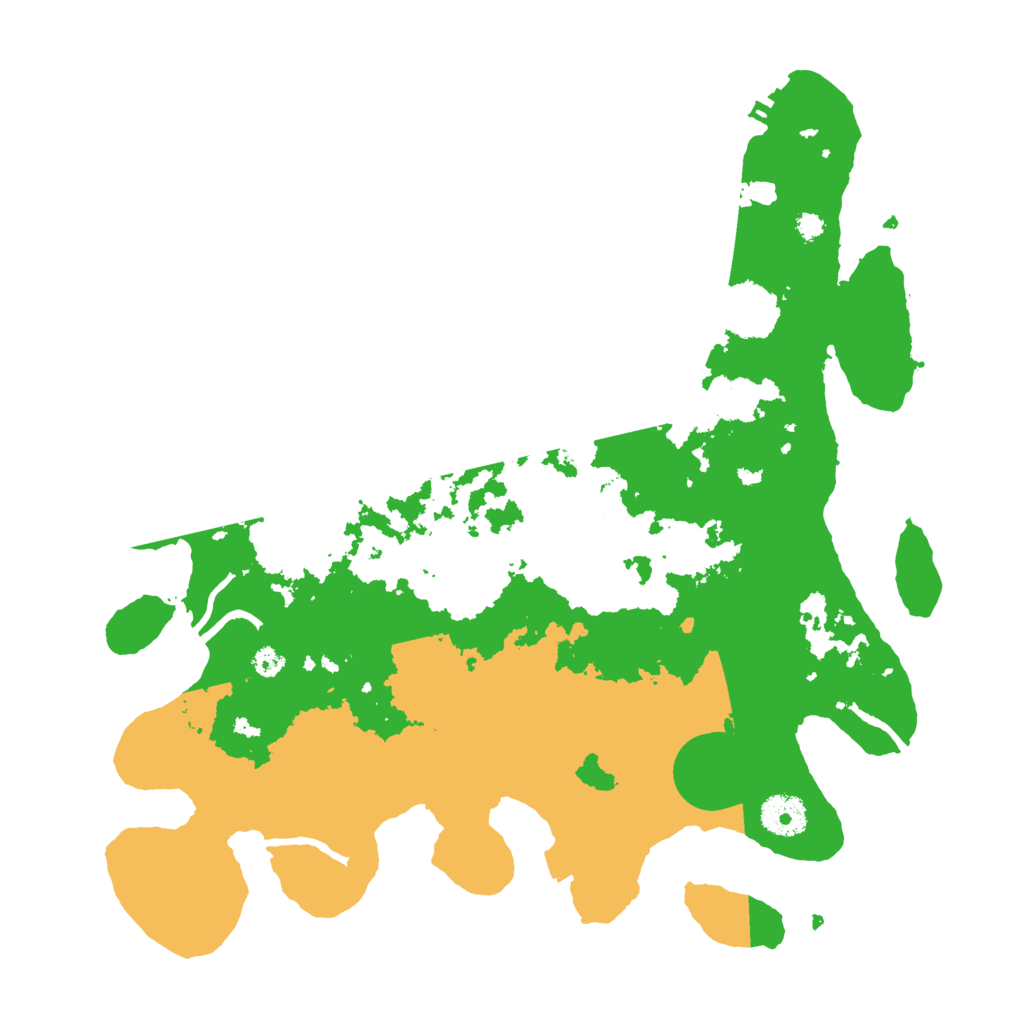 Biome Rust Map: Procedural Map, Size: 3500, Seed: 20230804