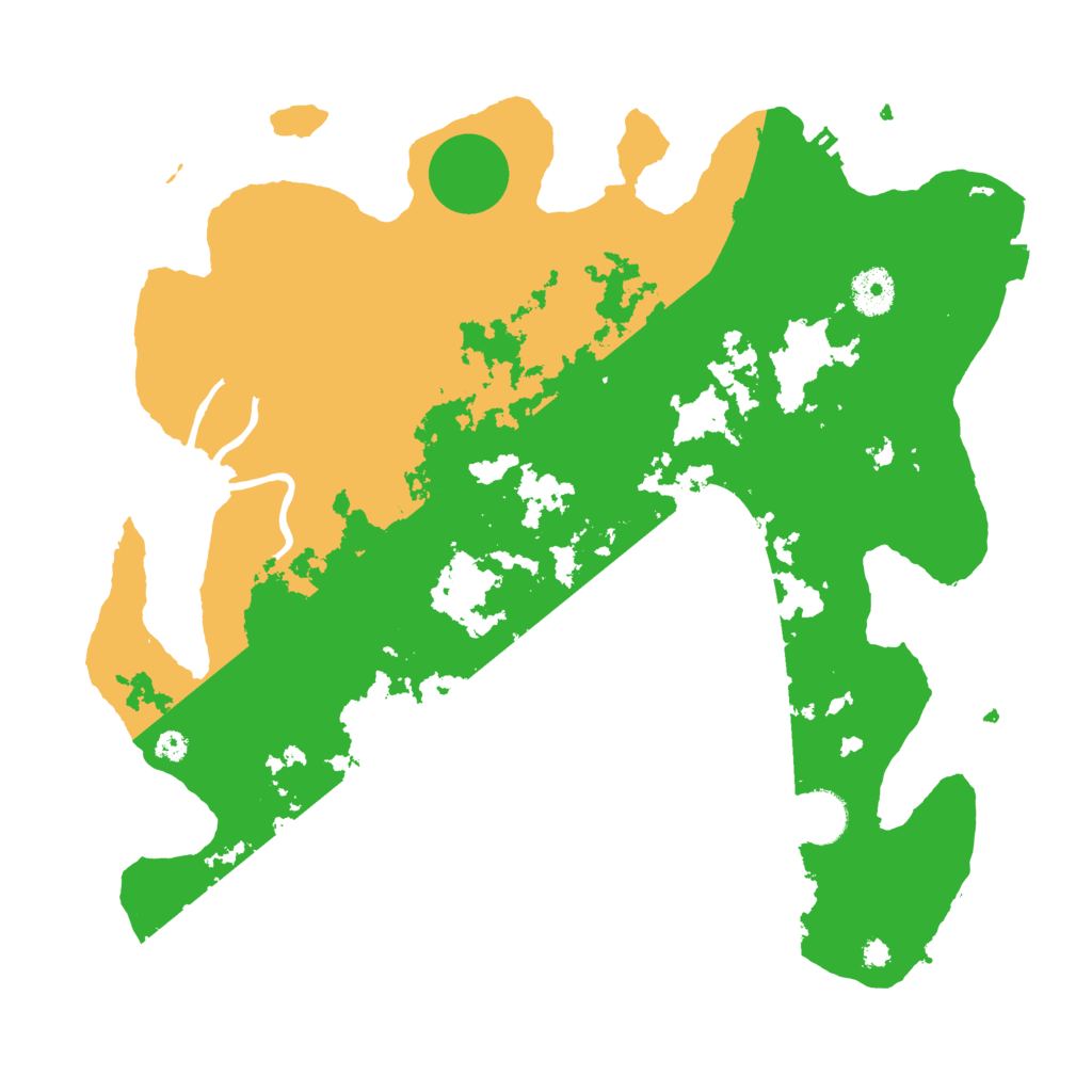 Biome Rust Map: Procedural Map, Size: 3600, Seed: 90173542