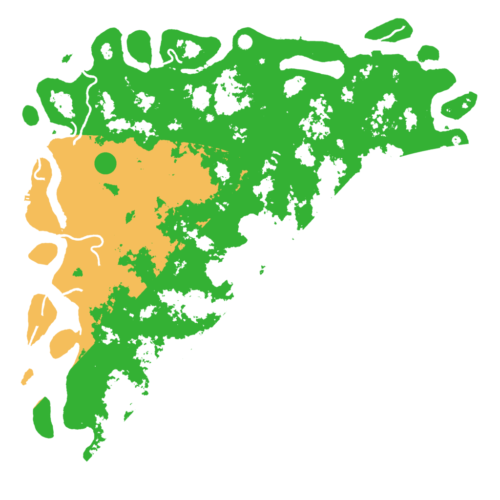 Biome Rust Map: Procedural Map, Size: 6000, Seed: 19012009
